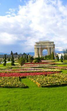 The largest park in the Caucasus walking and relaxation