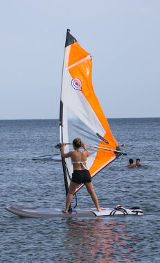 Windsurfing in Azerbaijan