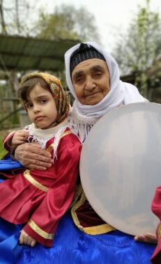 Lankaran grandmothers perform Talish folklore