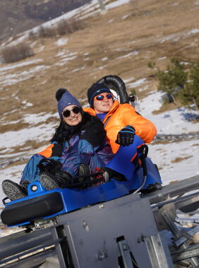 Alpine Coaster on the slopes of Shahdag