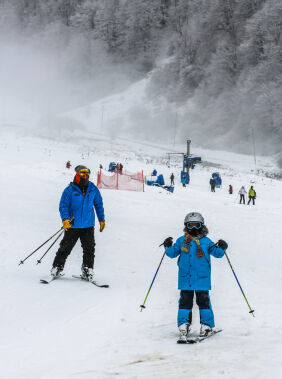 Skiing at Tufandag Mountain Resort