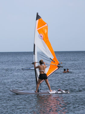 Windsurfing in Azerbaijan