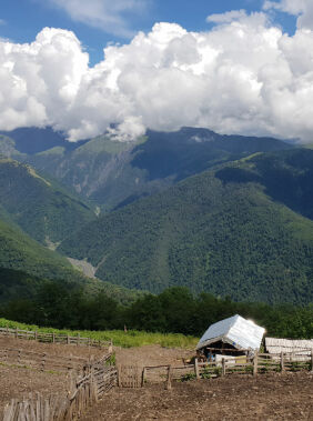 Hiking in Zagatala's mountains