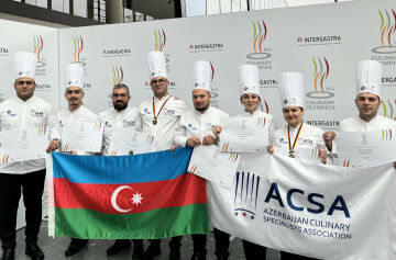 The Azerbaijani culinary team was awarded at the "World Culinary Olympiad"